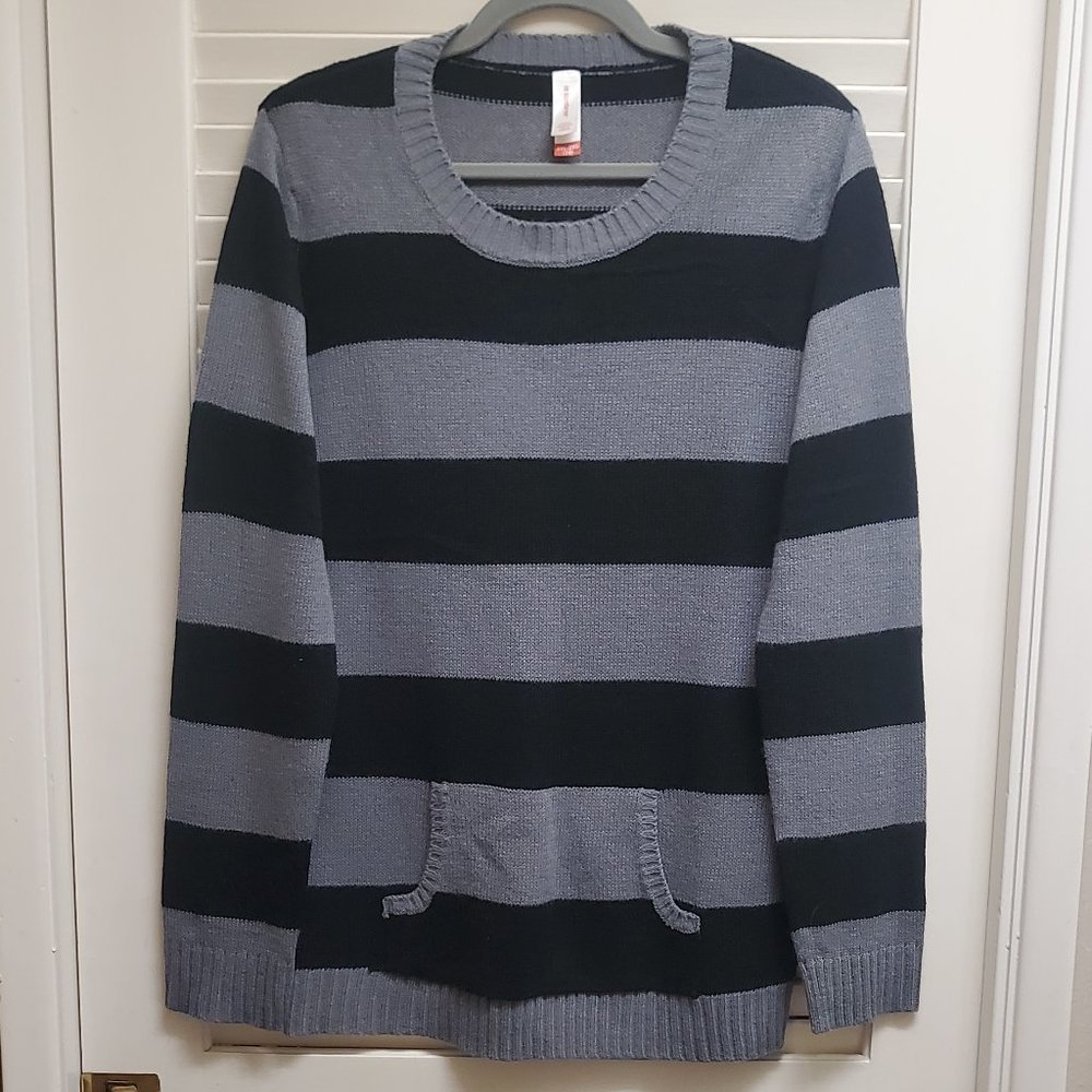 No Boundaries Stripe Sweater 2XL